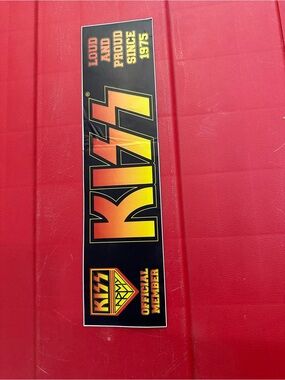 KISS bumper sticker